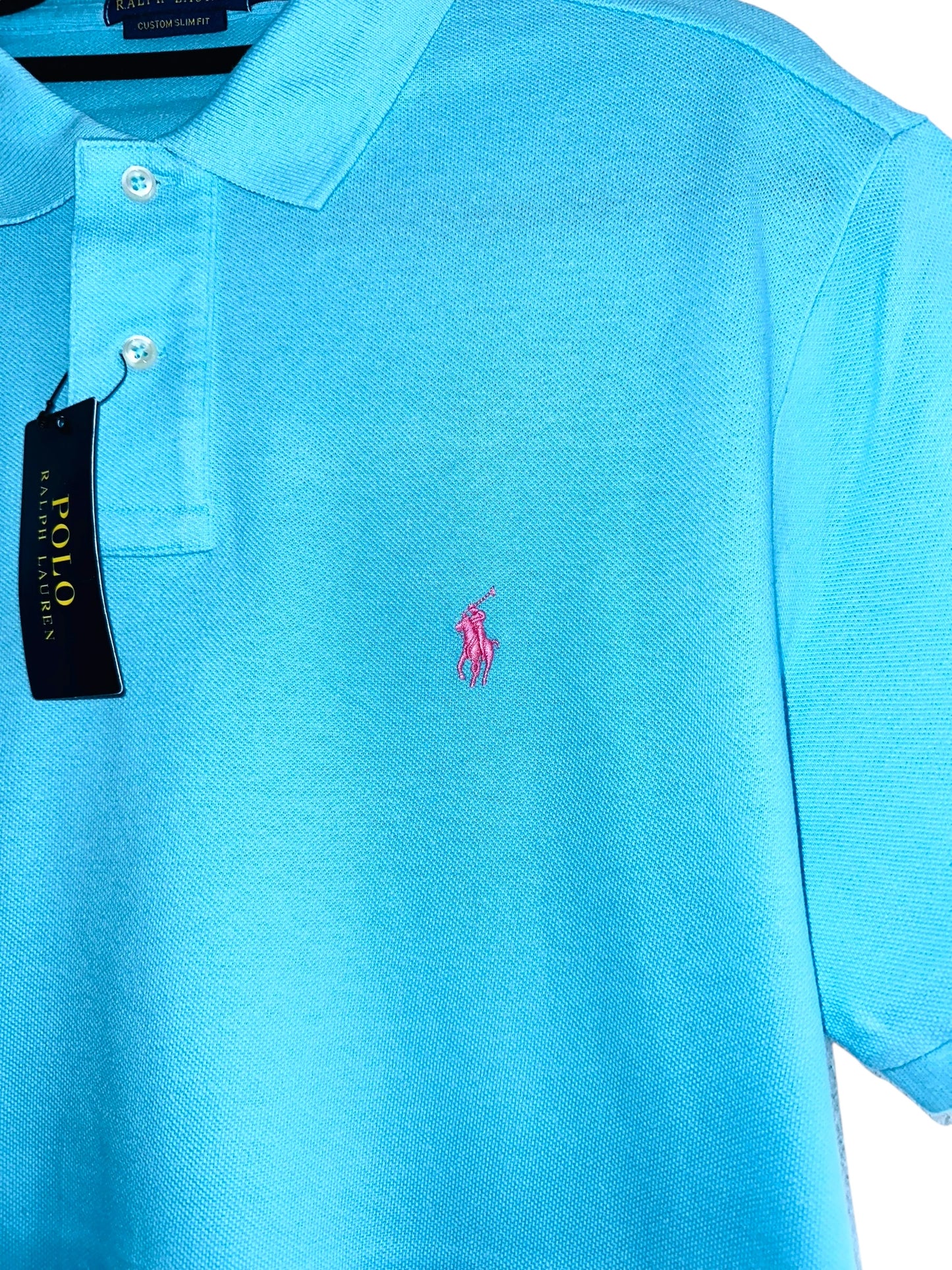 PLAYERA TIPO POLO RALPH LAUREN TALLA “L” CUSTOM SLIM FIT