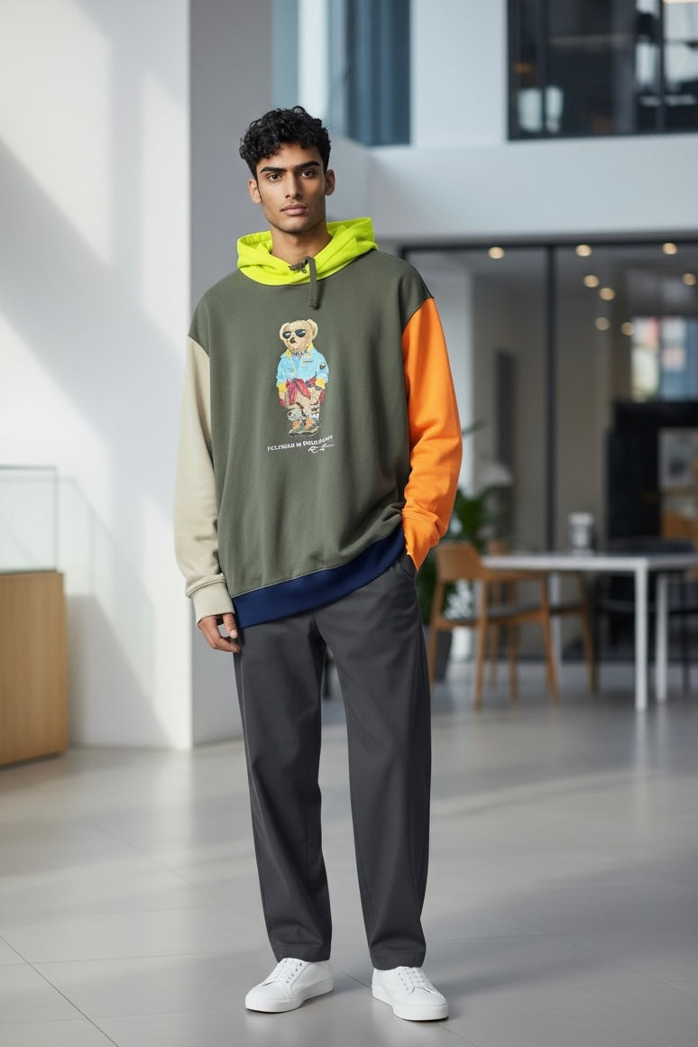 SUDADERA CON CAPUCHA POLO BEAR TALLA “XL”