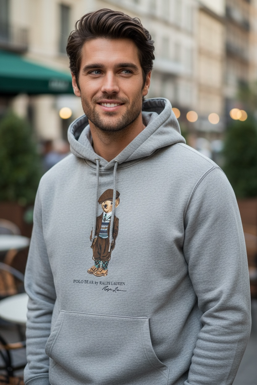 SUDADERA CON CAPUCHA POLO BEAR TALLA “XL”