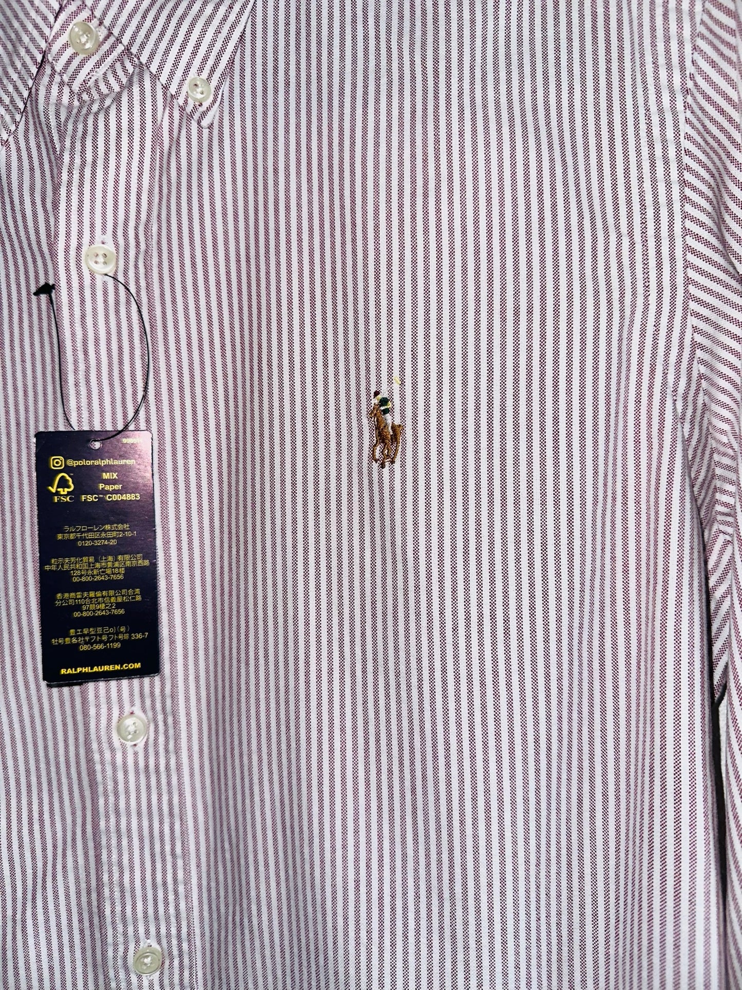 CAMISA POLO RALPH LAUREN TALLA “M “ CUSTOM FIT