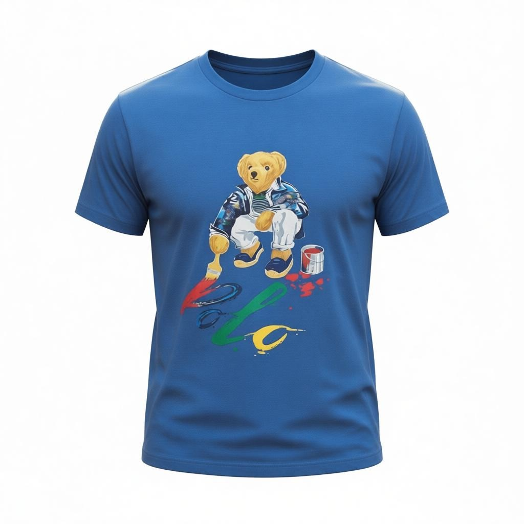 PLAYERA POLO BEAR TALLA “L” CUSTOM SLIM FIT