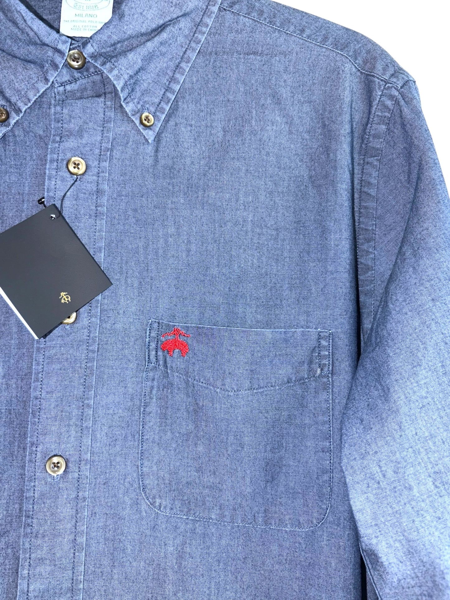 CAMISA BROOKS BROTHERS TALLA “M” MILANO ( Slim)