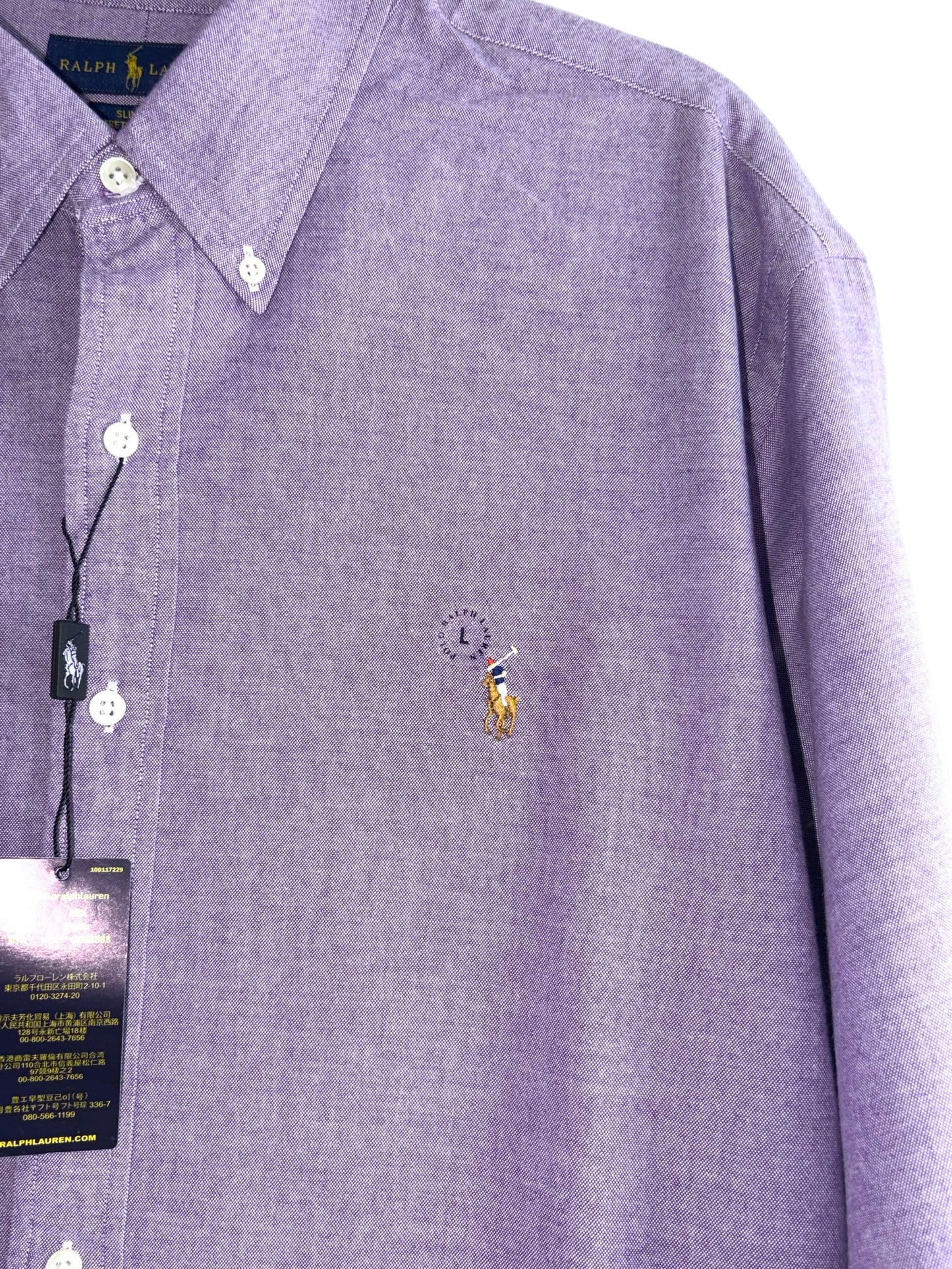 CAMISA POLO RALPH LAUREN TALLA “L” SLIM FIT STRETCH