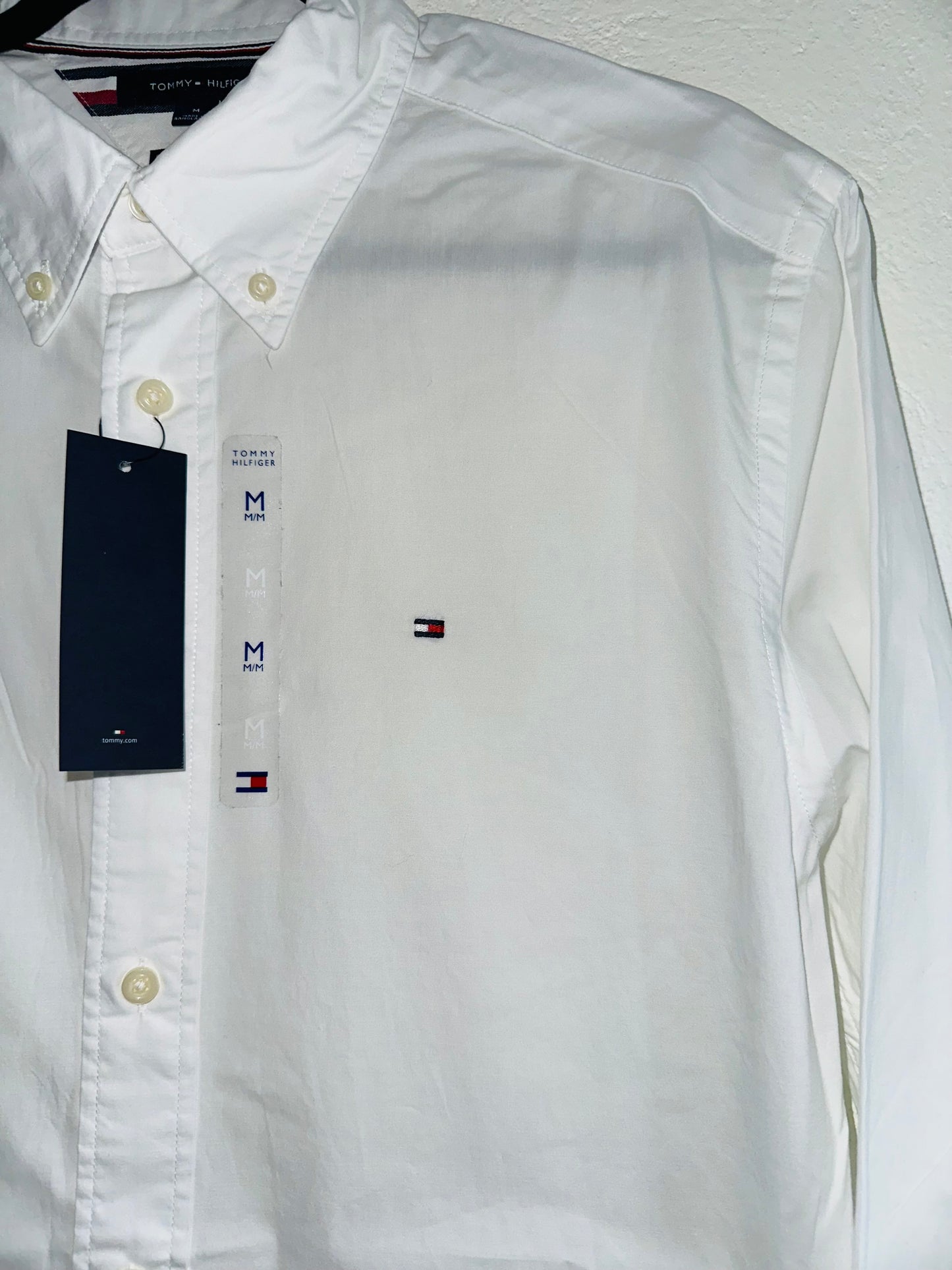 CAMISA TOMMY HILFIGER TALLA “M” REGULAR FIT STRETCH